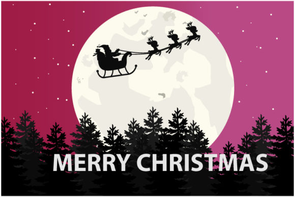 Download Merry Christmas Silhouette - Merry Collection