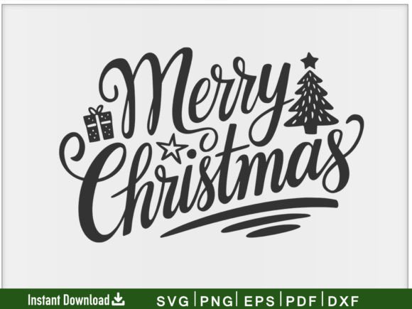 Download Merry Christmas SVG T-shirt Design - Merry Collection