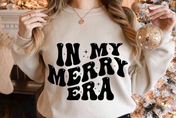 Download In My Merry Christmas Era Svg,png, Retro - Merry Collection